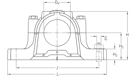 Gối đỡ 2 nửa SKF SNL 218 3 Gối đỡ 2 nửa SKF SNL 218 - Image 3