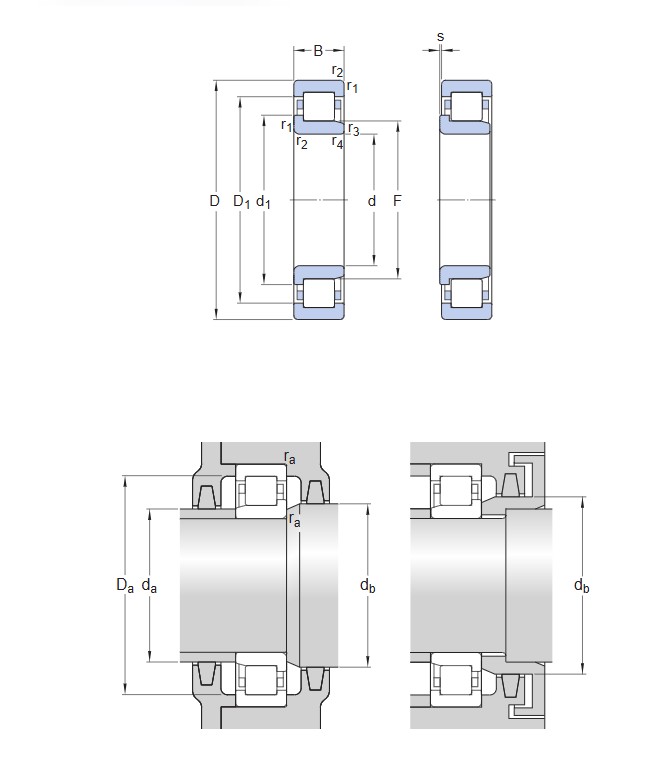 Vòng bi NJ 212 ECP SKF – Thông số kỹ thuật, đặc điểm và ứng dụng 3 NJ 210 ecpp