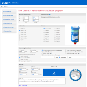 Phần mềm SKF DialSet – Công cụ tính toán lượng mỡ bôi trơn chính xác 4 dialset 1 300x300 1