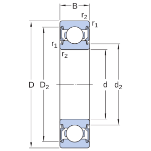 Vòng bi 629-2RSL/CNPGWP SKF