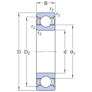 Vòng bi 6213-2Z/VA228 SKF