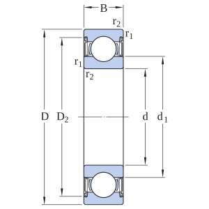 Vòng bi 6309-2ZTN9/HC5C3WT SKF