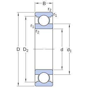 Vòng bi 6220/C3VL0241 SKF