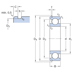 Vòng bi 6304 NRJEM SKF